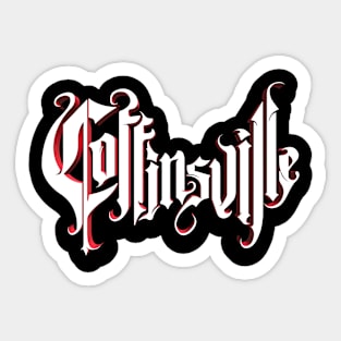 Coffinsville OG 3D Logo Sticker